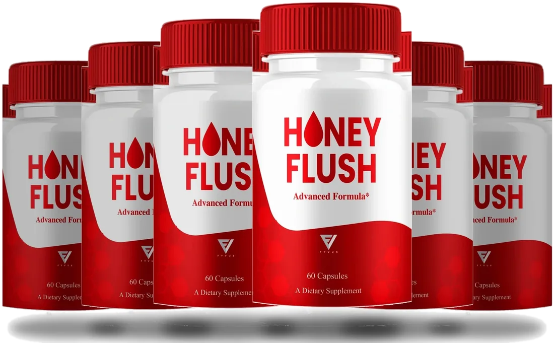 Six bottles of HoneyFlush
